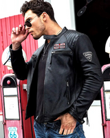 Jachetă din piele naturală pentru bărbați și femei