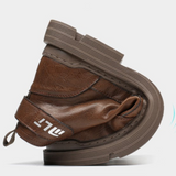 Cizme din piele pentru bărbați cu căptușeală din folar