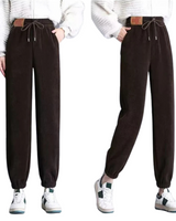 Pantaloni Groși Pentru Femei cu Căptușeală din Fleece