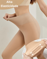 Colanți pentru femei cu căptușeală polară super elastică în culoarea pieliim