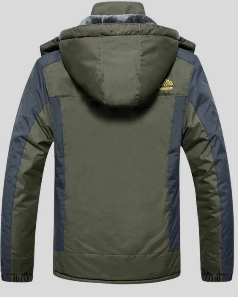 Jachetă impermeabilă căptușită cu fleece pentru bărbați