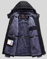 Jachetă impermeabilă căptușită cu fleece pentru bărbați