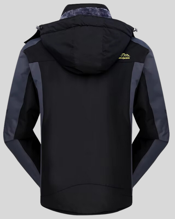 Jachetă impermeabilă căptușită cu fleece pentru bărbați