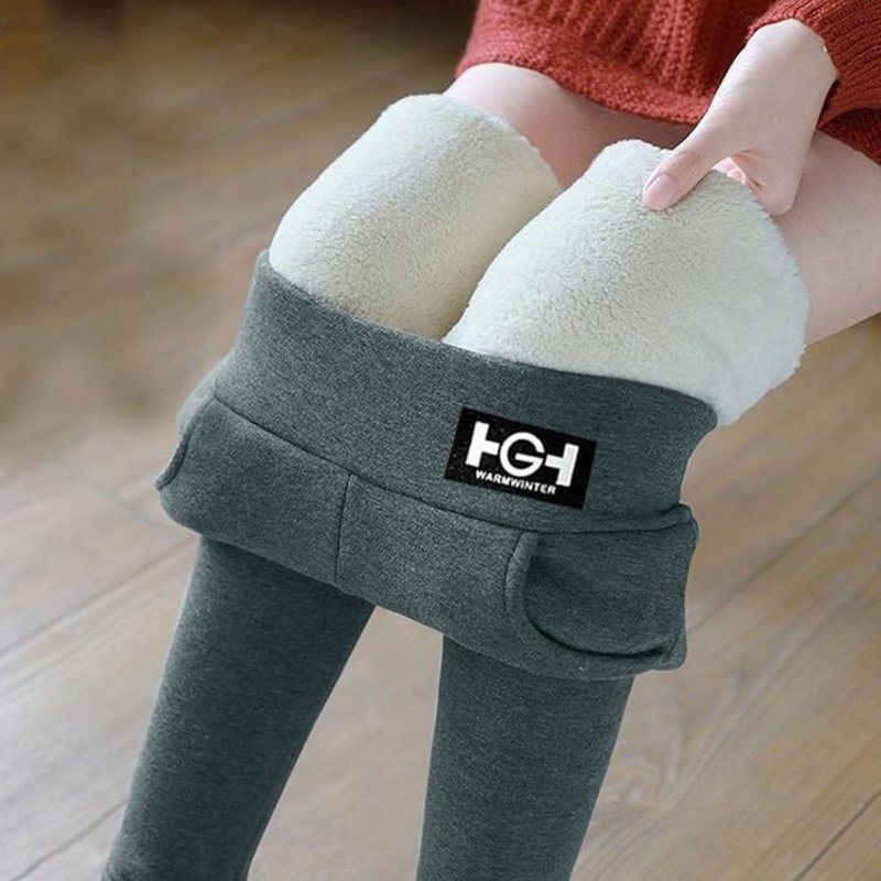 Pantaloni Termici Ajustați cu Buzunare Pentru Femei