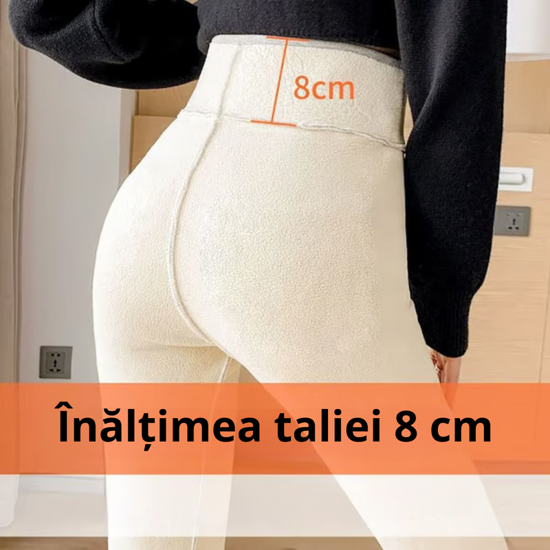 Pantaloni Termici Ajustați cu Buzunare Pentru Femei