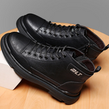 Cizme din piele pentru bărbați cu căptușeală din folar